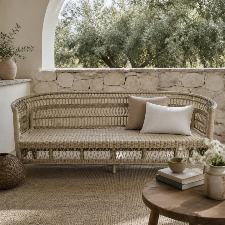 Malawi Four-Seater Sofa styled in a room