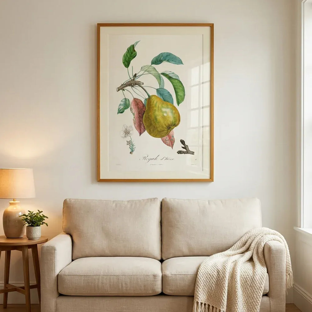 Room mockup featuring Royal dhiver by Henri-Louis Duhamel du Monceau Art Print