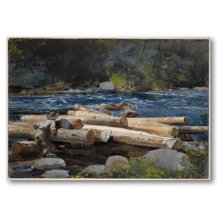 Hudson River by Winslow Homer Art Print
