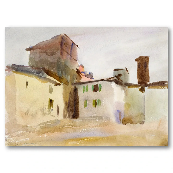 Borgo San Lorenzo by Sargent Art Print
