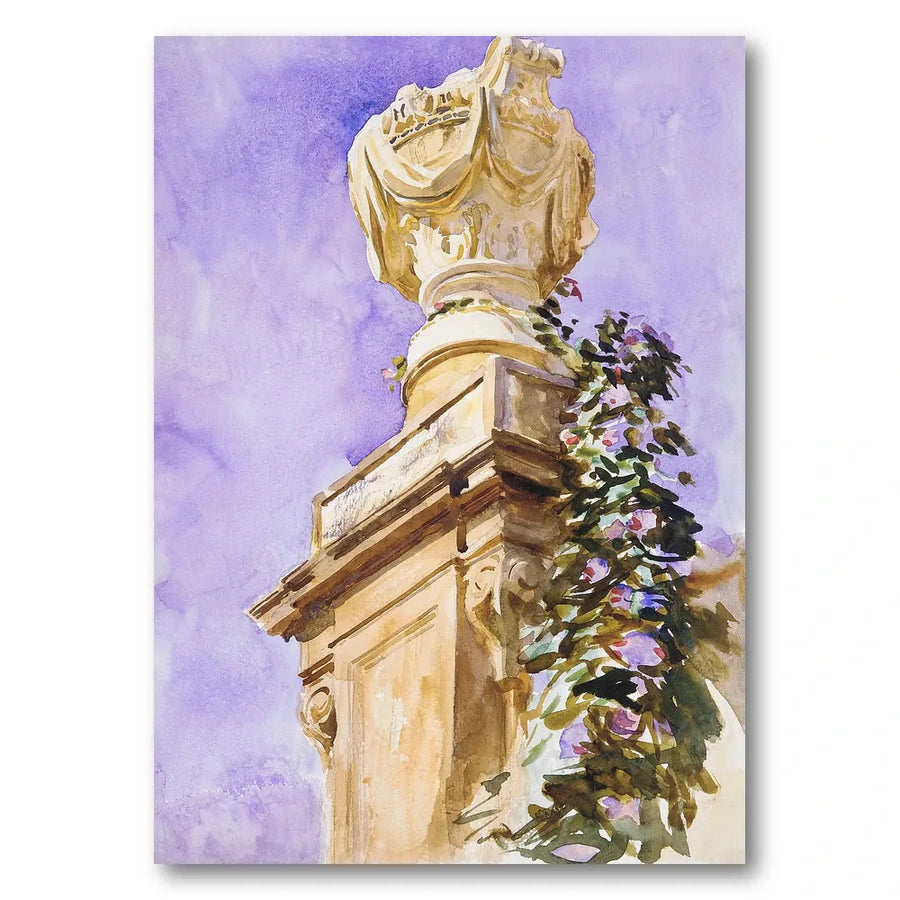 Garden near Lucca by Sargent Art Print