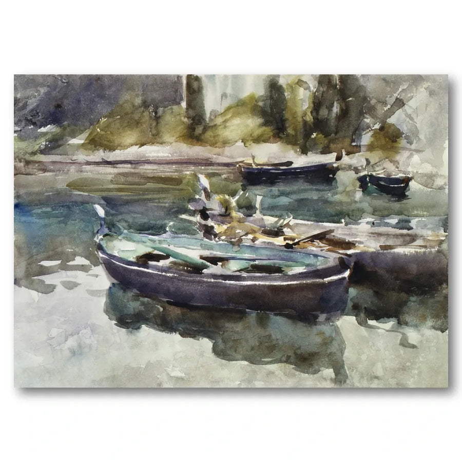 Small Boats by Sargent Art Print