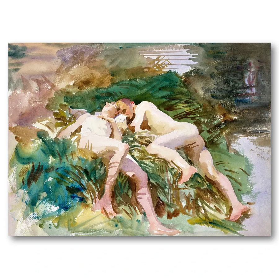 Tommies Bathing by Sargent Art Print