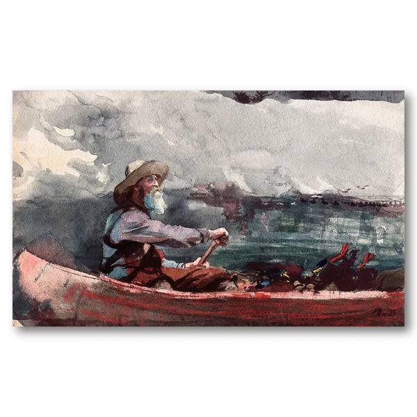 Adirondacks Guide by Winslow Homer Art Print