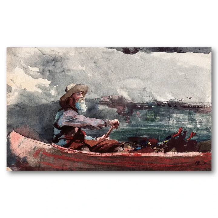 Adirondacks Guide by Winslow Homer Art Print