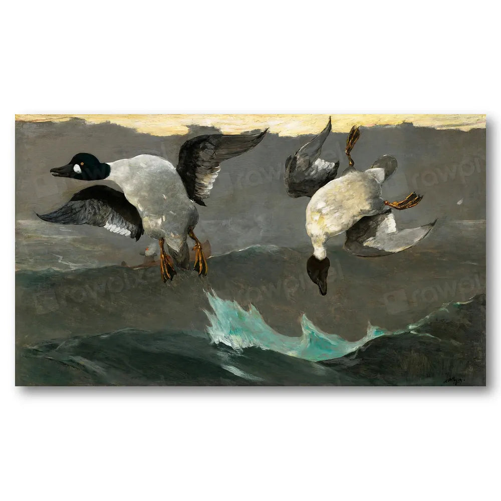 Right and Left by Winslow Homer Art Print