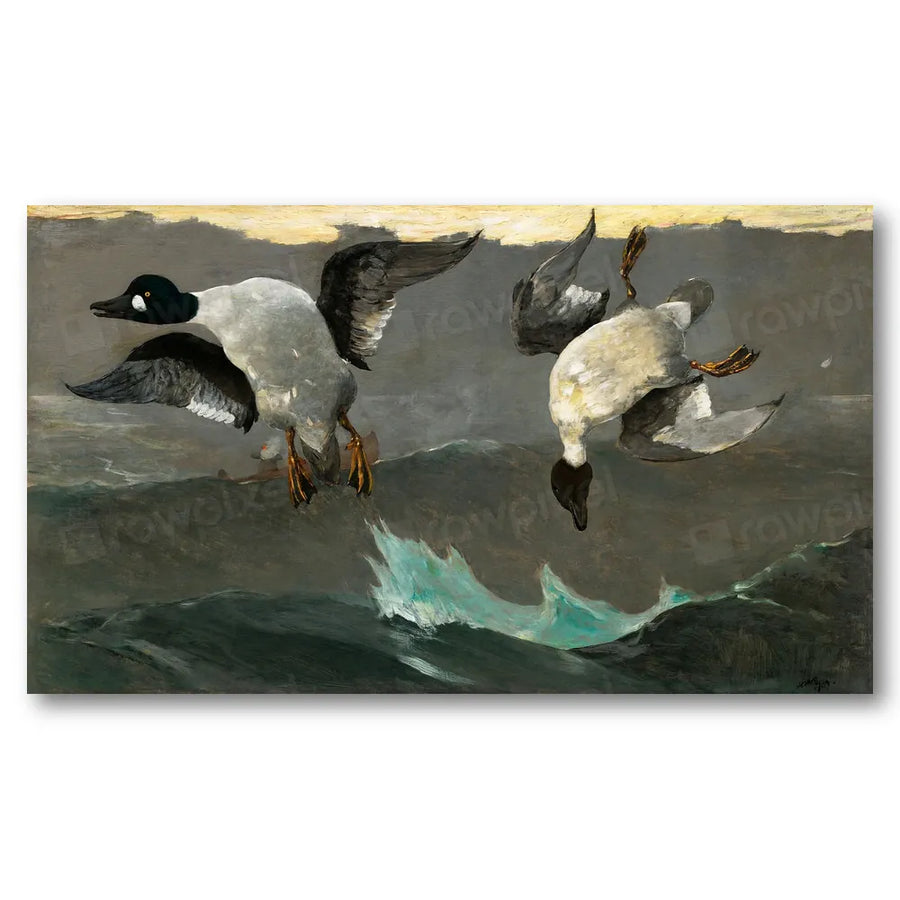 Right and Left by Winslow Homer Art Print