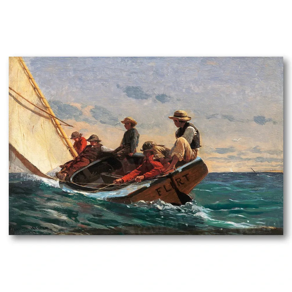 The Flirt by Winslow Homer Art Print