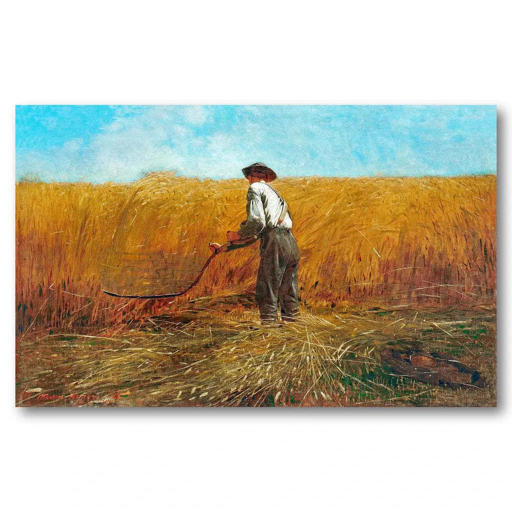 The Veteran in a New Field by Winslow Homer Art Print
