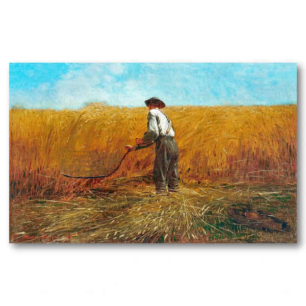 The Veteran in a New Field by Winslow Homer Art Print