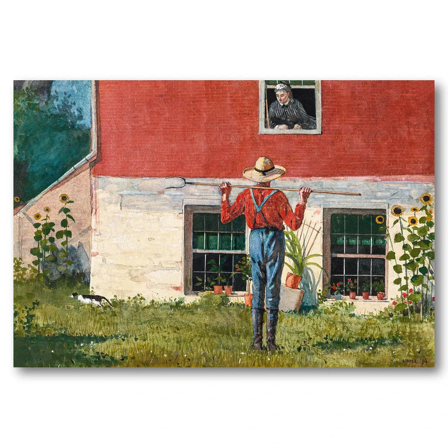 In the Garden by Winslow Homer Art Print