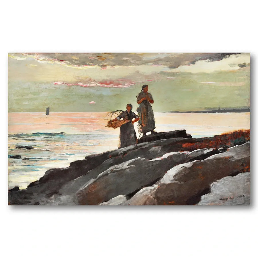 Saco Bay by Winslow Homer Art Print