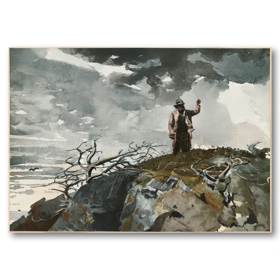 The eastern shore by Winslow Homer Art Print