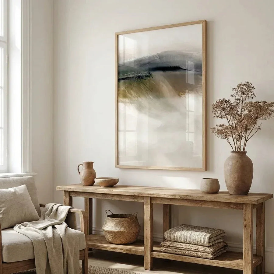 Rural Haze 1 Art Print in a room setting