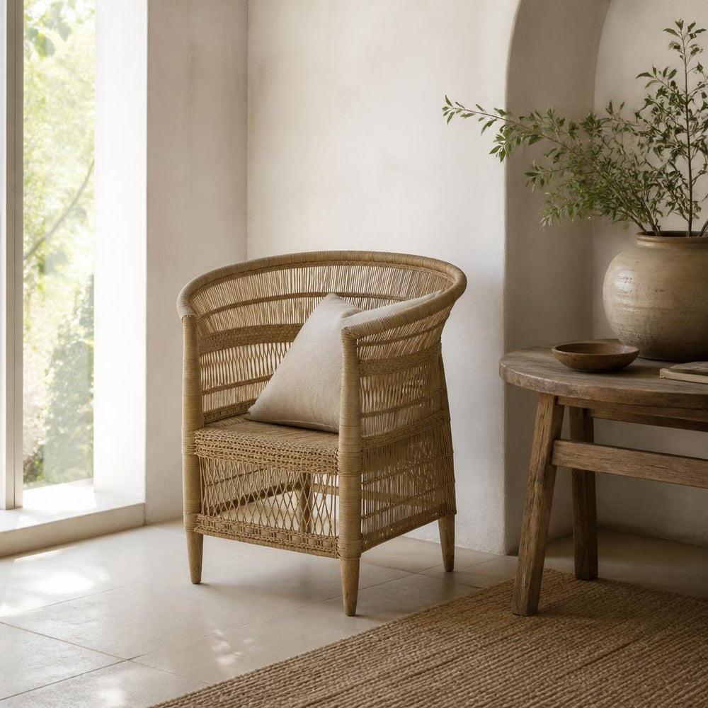 Malawi Chair styled in a room