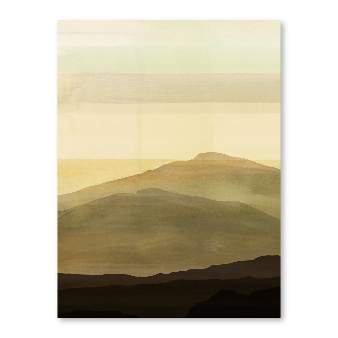 Serene Ochre Horizon 2 Large Canvas Art, the 3:4 artwork