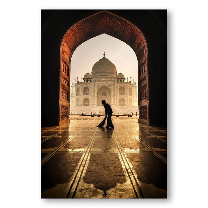 Taj Mahal Sweeper Photo Print