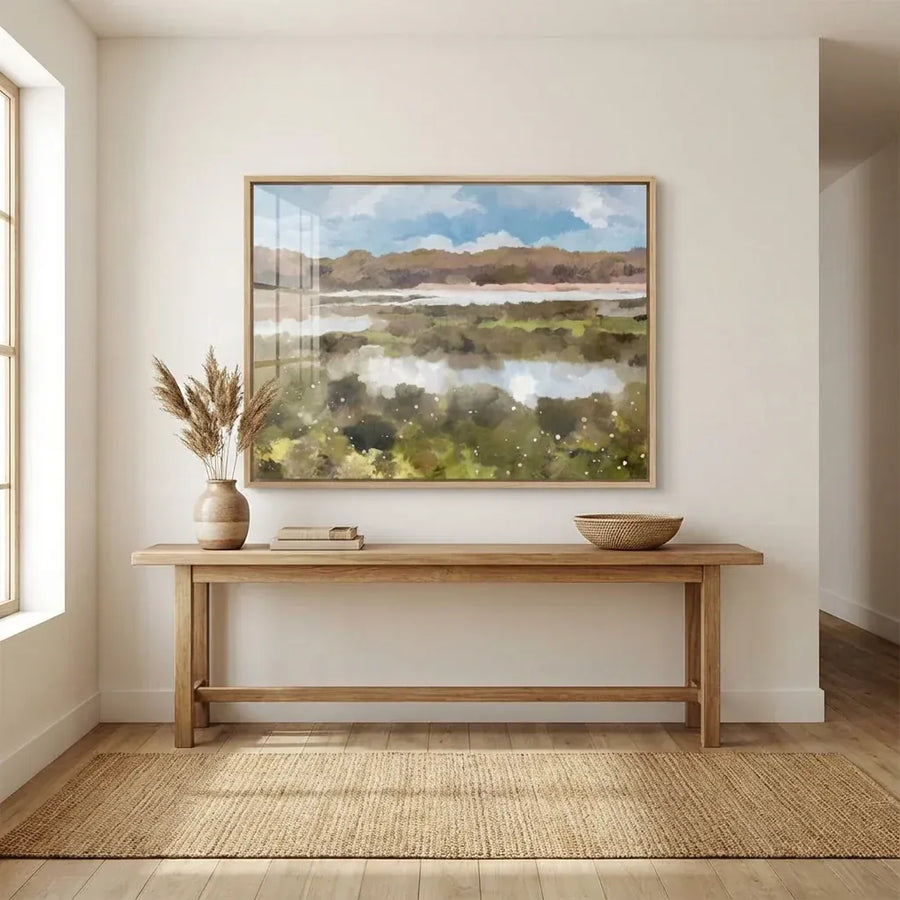 The Lookout Reflections Art Print in a room setting