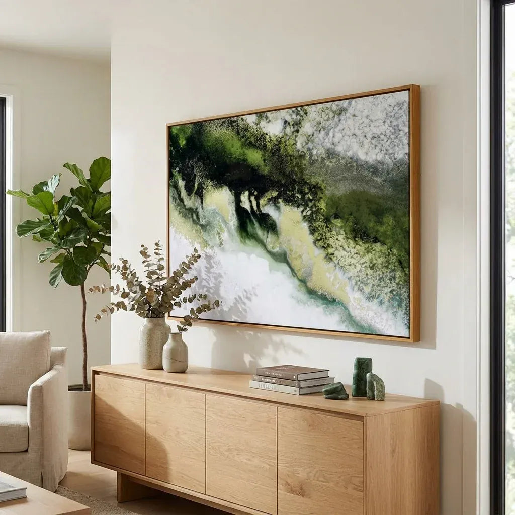 Room mockup featuring Wonders of the Wild By Petra Meikle de Vlas