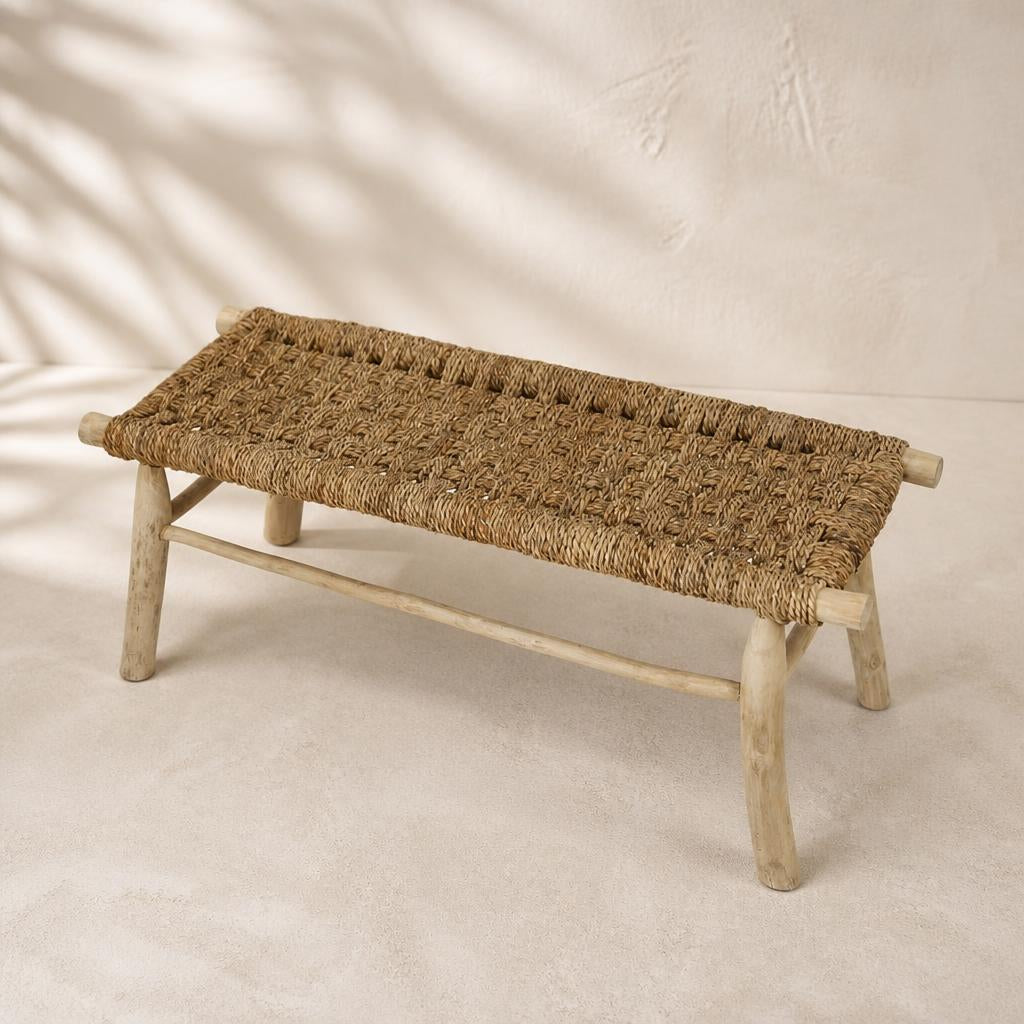Banana Rope Bench, studio view