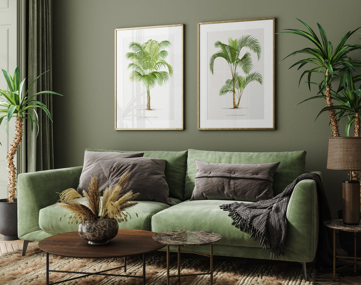 Pair of Vintage Palm Art Prints 2